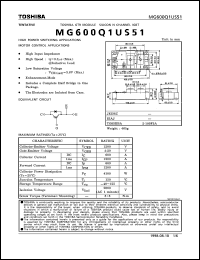 MG600Q1US41 Datasheet