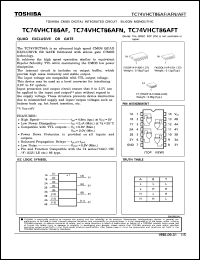 TC74VHCT86AFN Datasheet