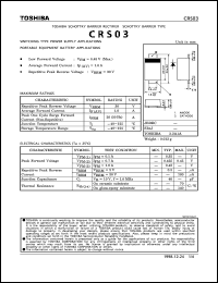 CRS03 Datasheet