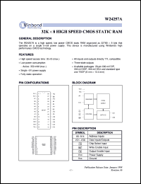 W24257AS-15 Datasheet