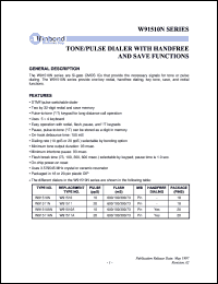 W91510DNH Datasheet