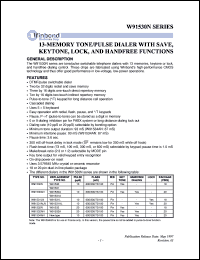 W91531ALN Datasheet