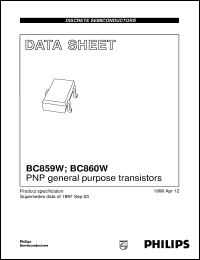 BC860W Datasheet