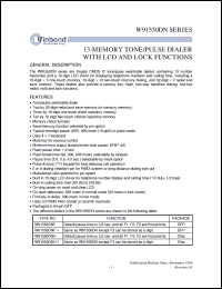 W91550DNF Datasheet