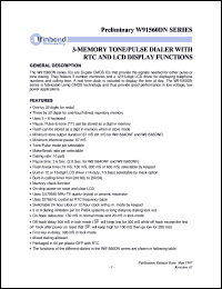 W91563DLNF Datasheet