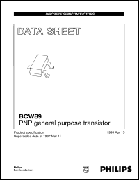 BCW89 Datasheet