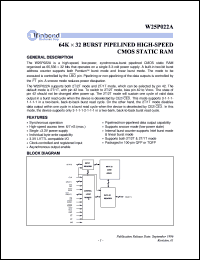 W25P022AF-6 Datasheet