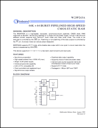 W25P243AF-5 Datasheet