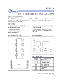 W24512AS-15 Datasheet