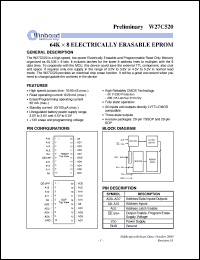 W27C520W-90 Datasheet
