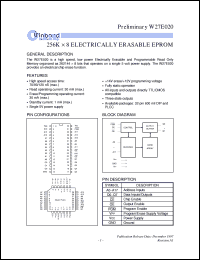 W27E020P-90 Datasheet