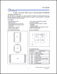 27E040T-12 Datasheet