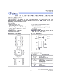 W27E512S-15 Datasheet
