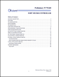 W77E468F-40 Datasheet