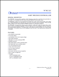W78C32C-40 Datasheet