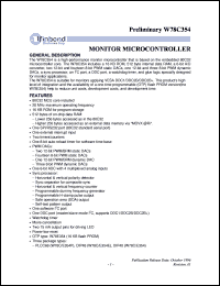 W78354E Datasheet