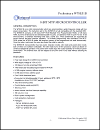 W78E51BP-40 Datasheet