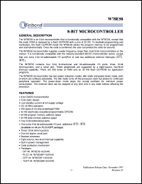 W78E58P-40 Datasheet