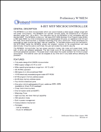 W78IE54P Datasheet