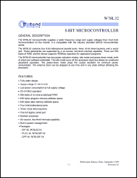 W78L32F-24 Datasheet