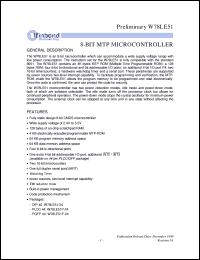 W78LE516-24 Datasheet