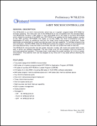 W78LE516F-24 Datasheet