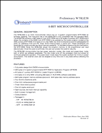 W78LE58P-24 Datasheet