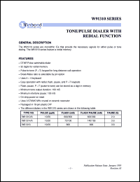 W91312 Datasheet