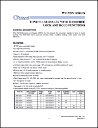 W91321AN Datasheet
