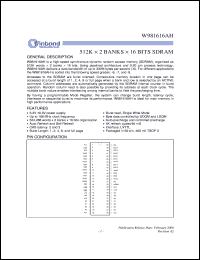 W981616AH Datasheet