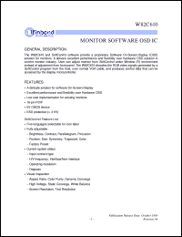 W82C610 Datasheet