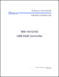 W81181AD Datasheet