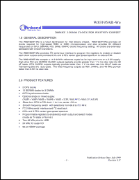 W83195AR-25 Datasheet