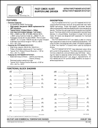 IDT54FCT162240CTPVB Datasheet