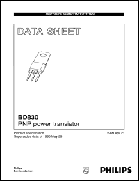 BD830 Datasheet