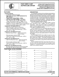 IDT54FCT166244ETPFB Datasheet