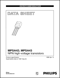 MPSA42ZL1 Datasheet