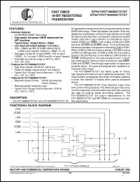 IDT74FCT162500ETE Datasheet
