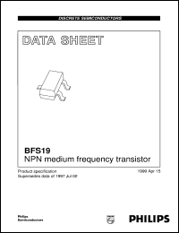 BFS19 Datasheet