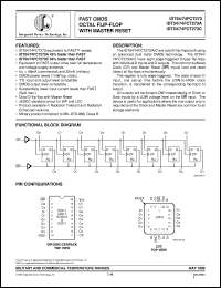 IDT54FCT273CTSOB Datasheet