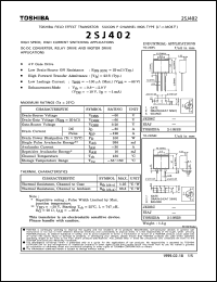 2SJ402 Datasheet