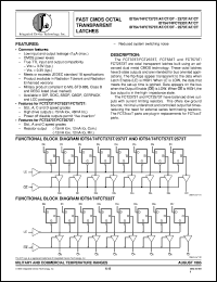 IDT54FCT2573CTPYB Datasheet