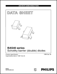 BAS40 Datasheet