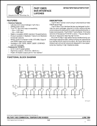 IDT54FCT841DTSOB Datasheet