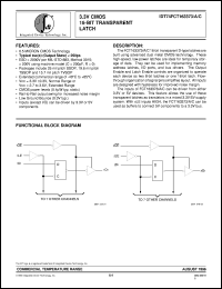 IDT74FCT163373CPF Datasheet
