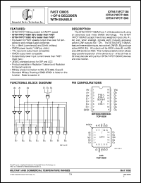 IDT74FCT138CTSOB Datasheet