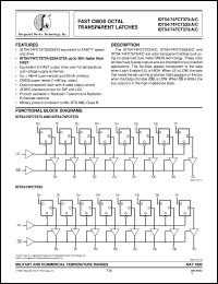 IDT54FCT373CTSOB Datasheet