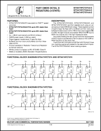 IDT74FCT574CTQB Datasheet