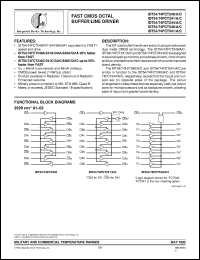 IDT54FCT541CTSOB Datasheet