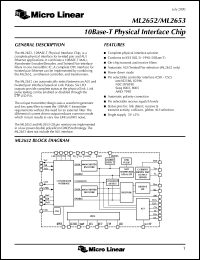 ML2652CQ Datasheet